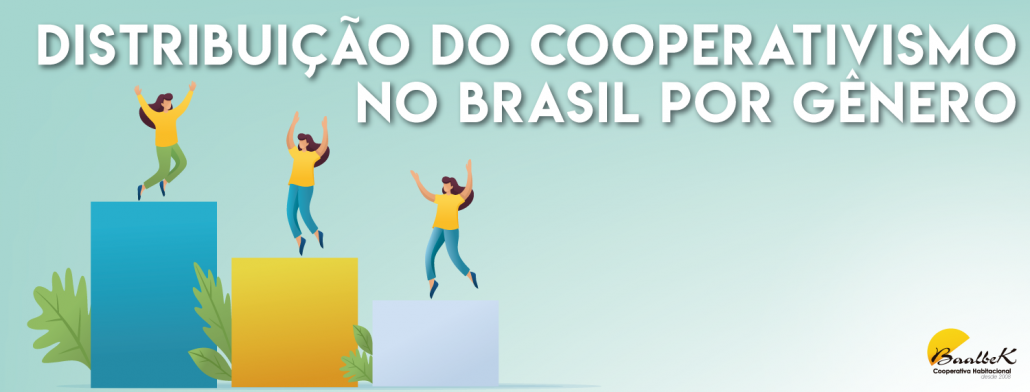 Distribuição do cooperativismo no Brasil por gênero
